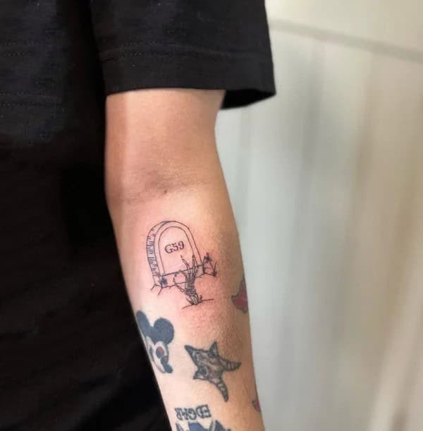 G59 Gravestone Tattoo