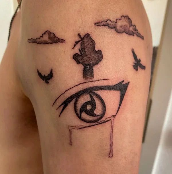 Madara Sharingan Tattoo