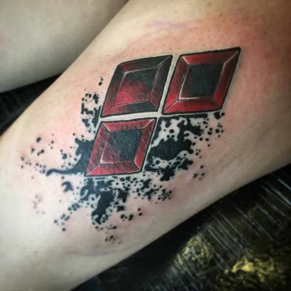 Harley Quinn Diamond Tattoo