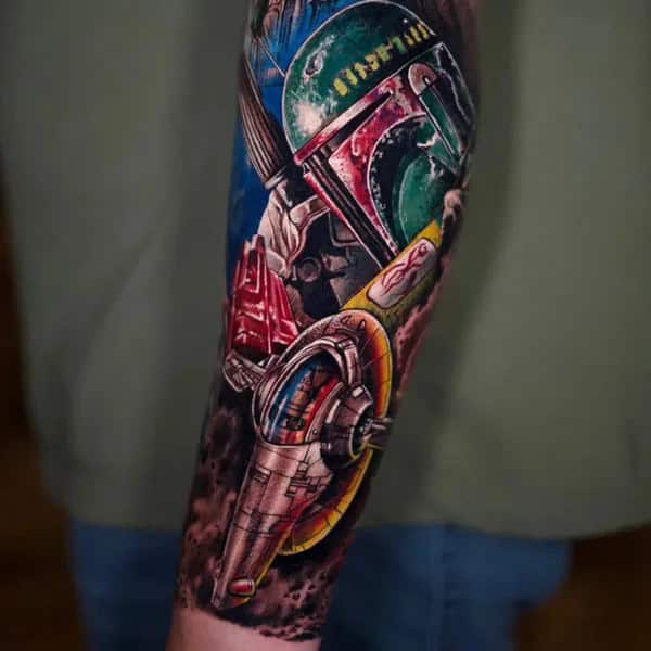 Star Wars Mandalorian Tattoo