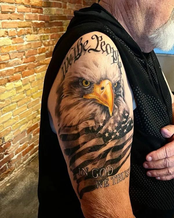 Patriotic Arm Tattoo