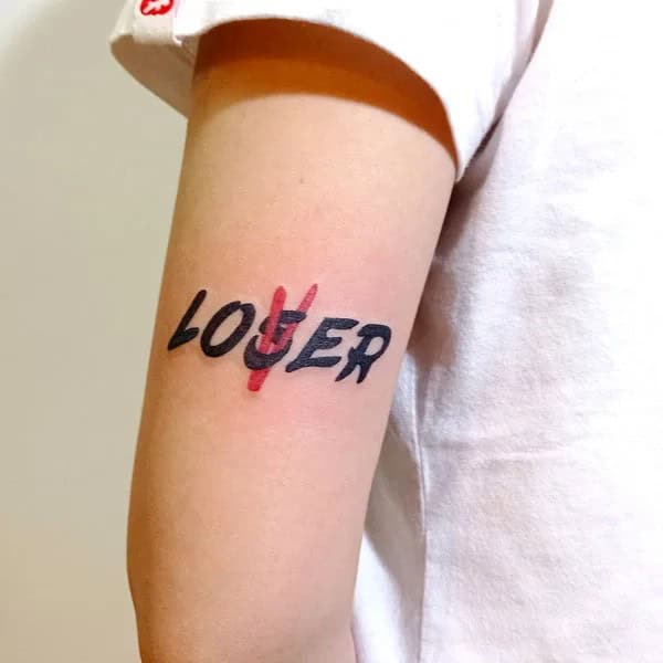 Evil Loser Lover tattoo