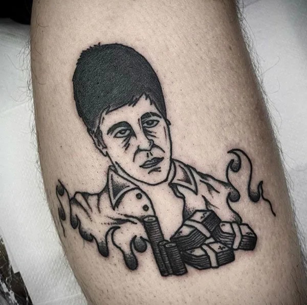 Al Pacino Scarface Tattoo