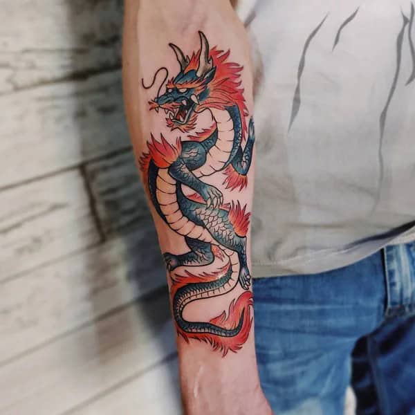 The Rich Backstory and Current Status Chinese Dragon Tattoos