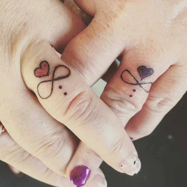 Infinity Wedding Ring Tattoo