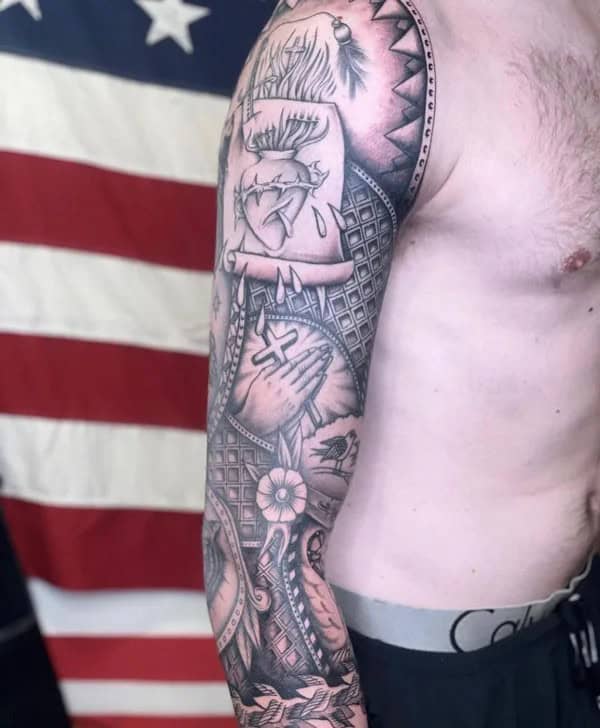 Christian Sleeve Tattoo