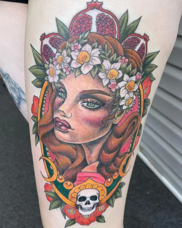 Explore More Engaging  Designs Of Persephone Tattoo