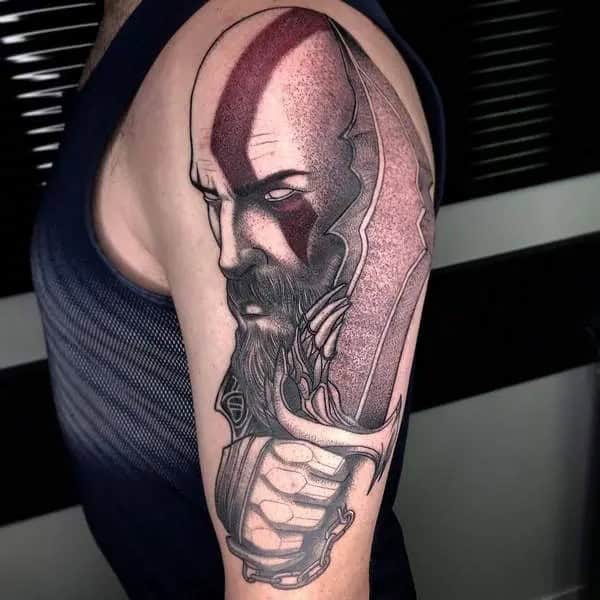 God Of War Arm Tattoo