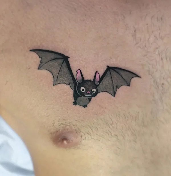 Bat Tattoo On Hand