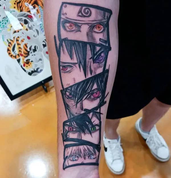 Anime Foot Tattoo