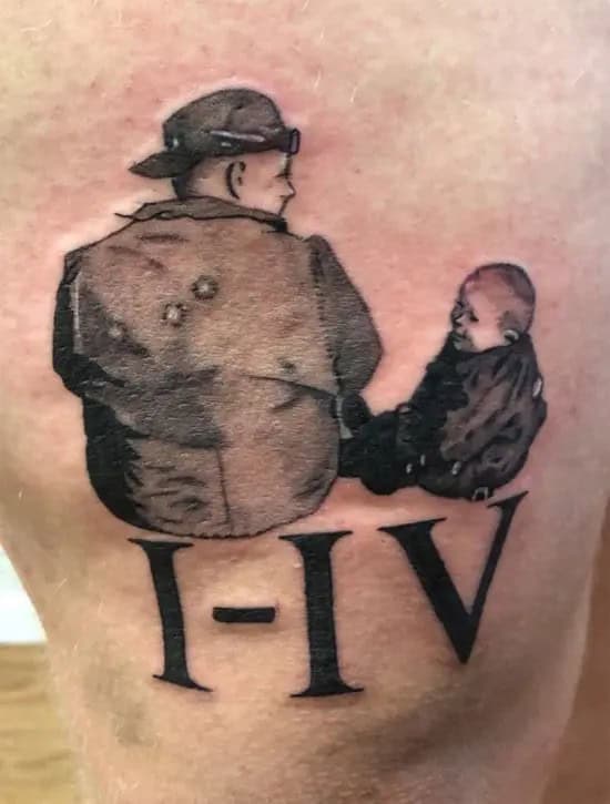 RIP Grandpa Memorial Tattoo