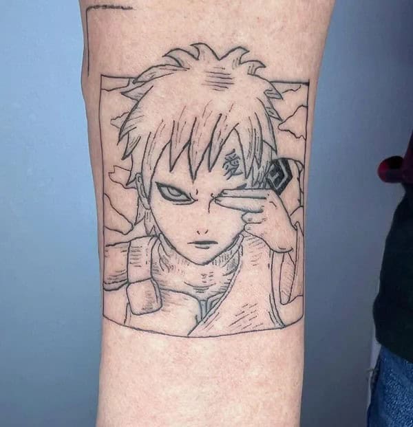 More Gaara Tattoos To Check Out For Gaining Inspiration