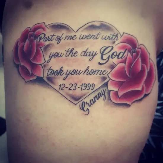 RIP Grandma Tattoos with Quotes