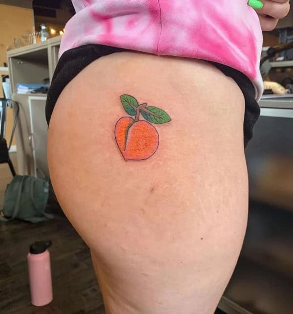 Bite Me Butt Tattoo