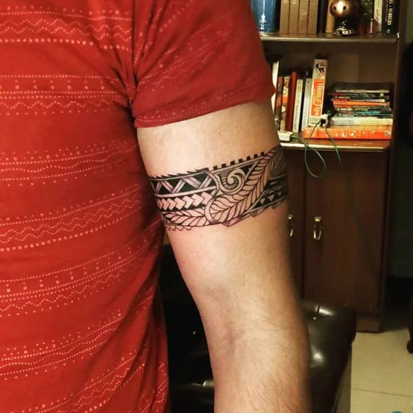 Bicep Band Tattoo