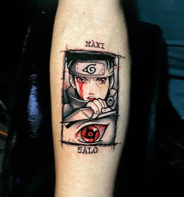 Anime Foot Tattoo