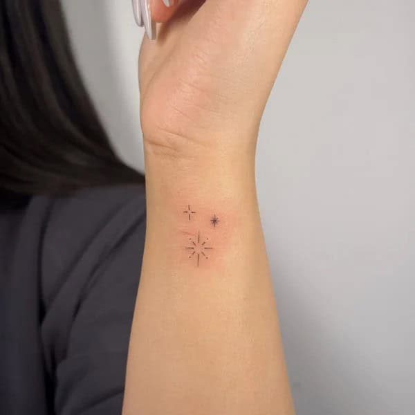 Small Sparkle Tattoo