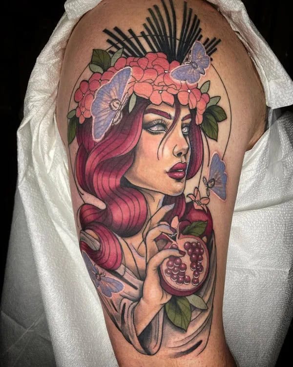 Explore More Engaging  Designs Of Persephone Tattoo