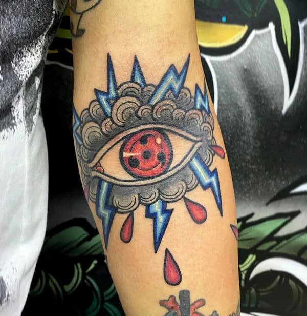 Madara Sharingan Tattoo