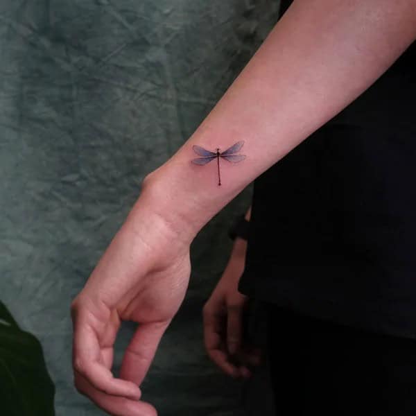 More Sublime Entries Of Dragonfly Tattoos