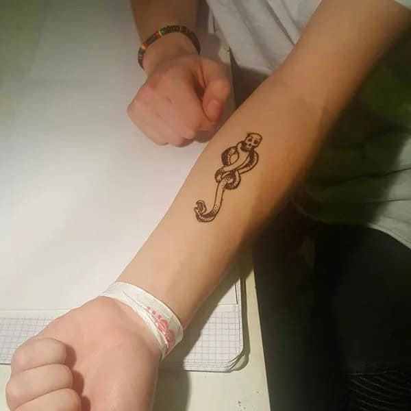 Small Death Eater Tattoo