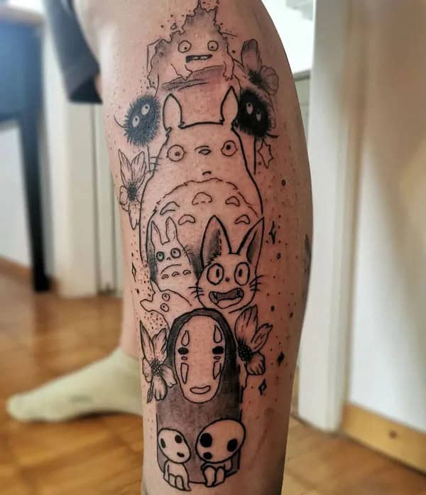 Anime Foot Tattoo