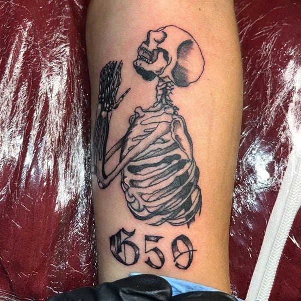 G59 Skeleton Tattoo