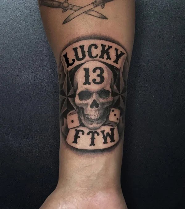 Lucky 13 Tattoo