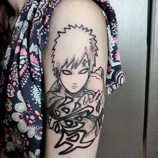 More Gaara Tattoos To Check Out For Gaining Inspiration