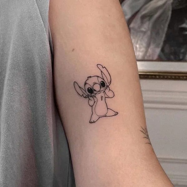 Stitch Outline Tattoo