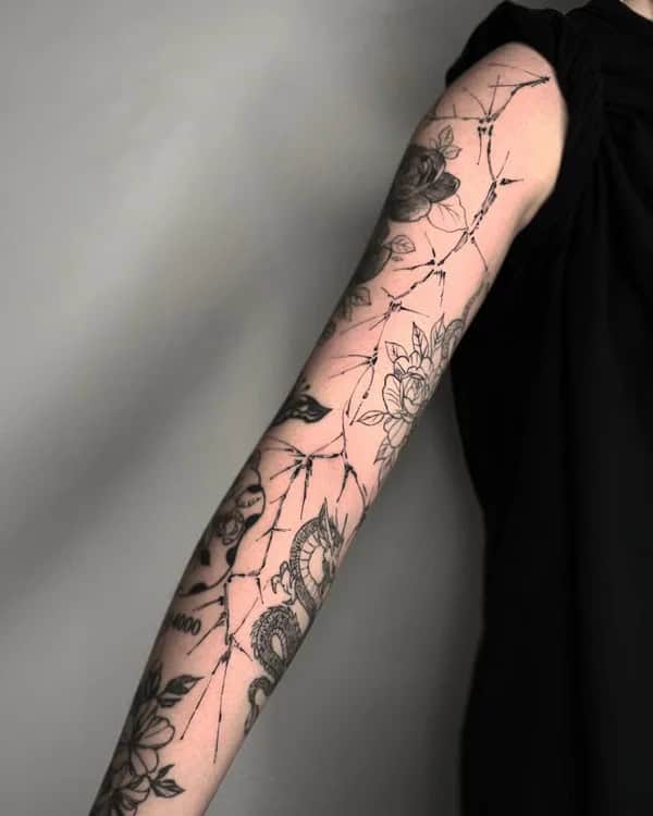 Thorn Vine Tattoo