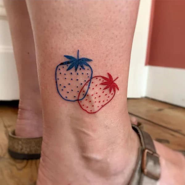 More Designs of Strawberry Tattoos To Check Out This Instant