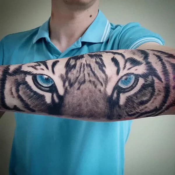 Forearm Tiger Tattoo