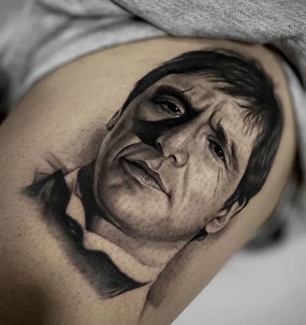 Al Pacino Scarface Tattoo