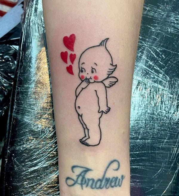 Baby Cupid Tattoo