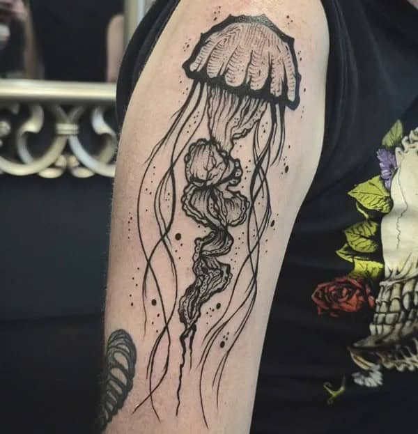 Jellyfish Arm Tattoo