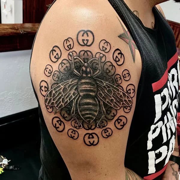 Gucci Bee Tattoo