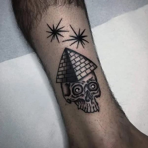 Skull Pyramid Tattoo