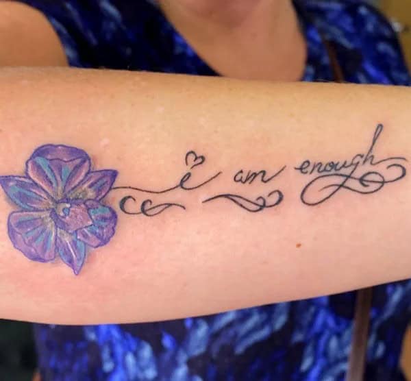 More “I Am Enough” Tattoos To Enhance Your Dignity