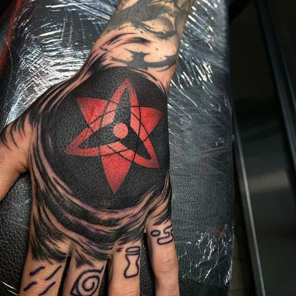 Madara Sharingan Tattoo