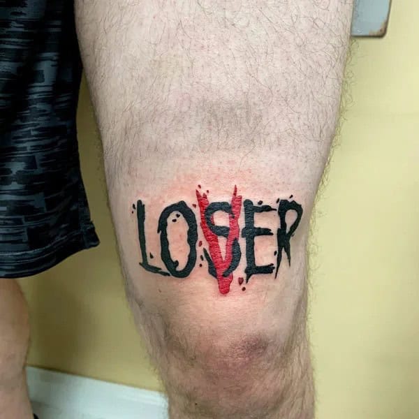 Evil Loser Lover tattoo