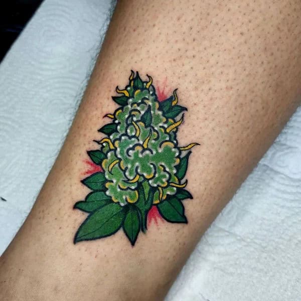 Weed Plant Tattoo