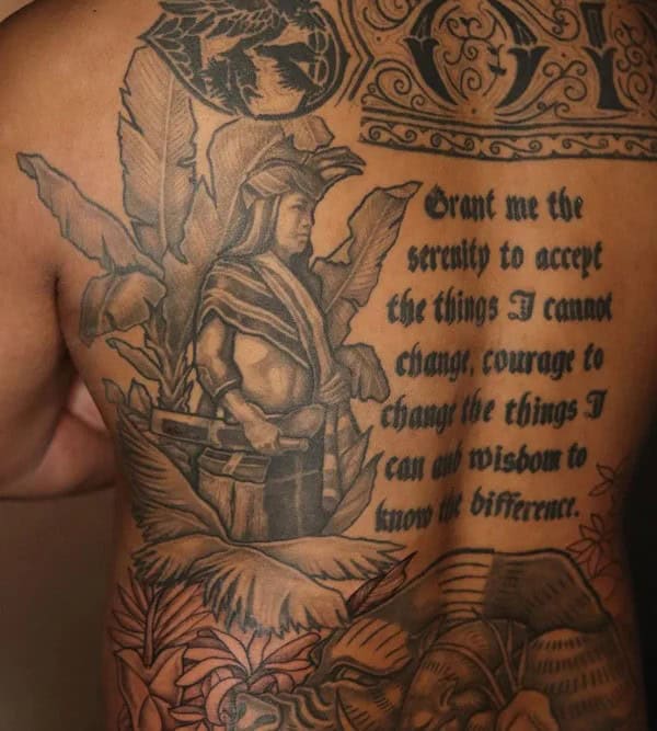 Filipino Warrior Tattoo