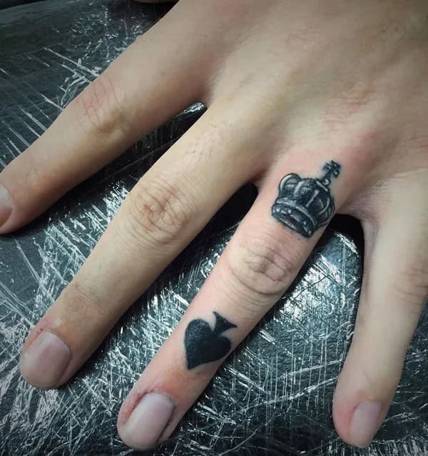 Neo Traditional Queen of Spades Tattoo