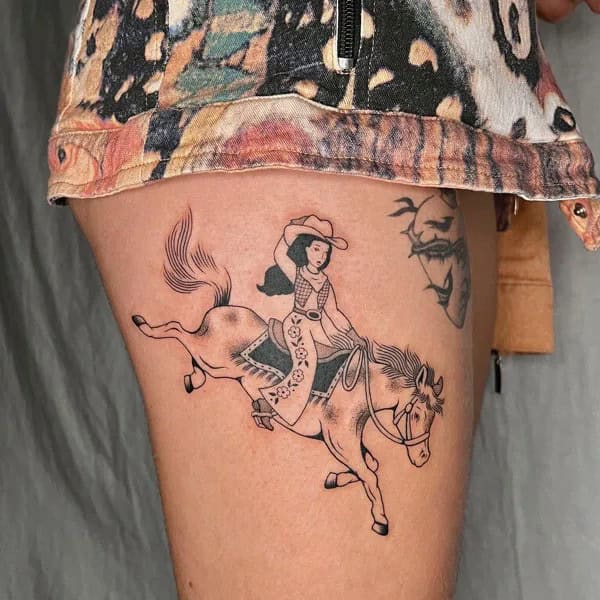 Cowgirl Tattoo