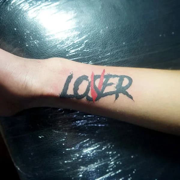 Evil Loser Lover tattoo