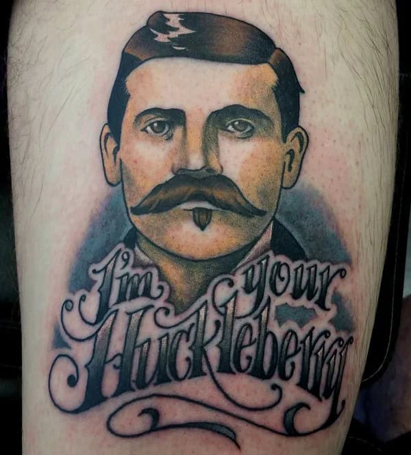 Doc Holliday Chest Tattoo