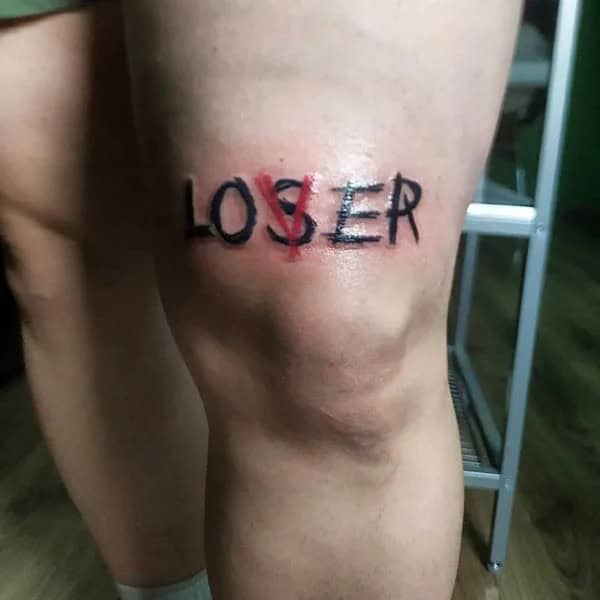 Evil Loser Lover tattoo