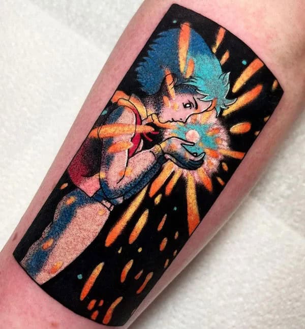 Sleeve Howl’s Moving Castle Tattoo