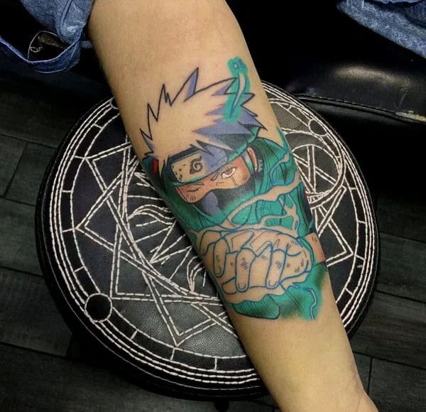 Anime Foot Tattoo